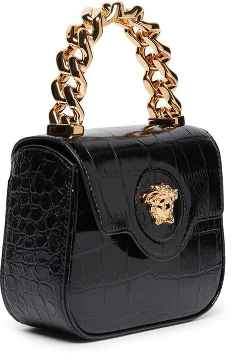 versace alligator bag|Versace medusa handbags.